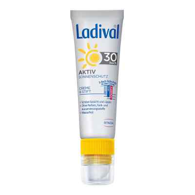 Ladival Aktiv Sonnenschutz für Gesicht und Lipp. Lsf30 1 Pck von STADA GmbH PZN 09932136