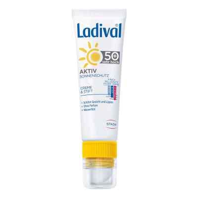 Ladival Aktiv Sonnenschutz Gesicht&Lippen Lsf 50+ 1 Pck von STADA GmbH PZN 16036916