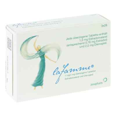 Lafamme 1 mg/2 mg überzogene Tabletten 3X28 stk von Bayer Vital GmbH GB Pharma PZN 03838413