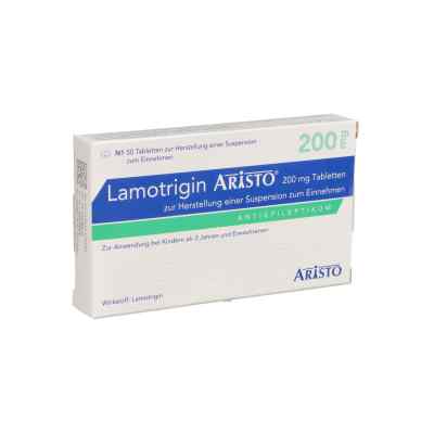 Lamotrigin Aristo 200 mg Tab.z.her.e.susp.z.einn. 50 stk von Aristo Pharma GmbH PZN 05510993