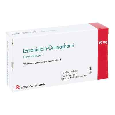 Lercanidipin-Omniapharm 20mg 100 stk von Recordati Pharma GmbH PZN 10042241