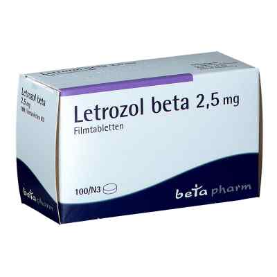 Letrozol beta 2,5 mg Filmtabletten 100 stk von betapharm Arzneimittel GmbH PZN 08411033