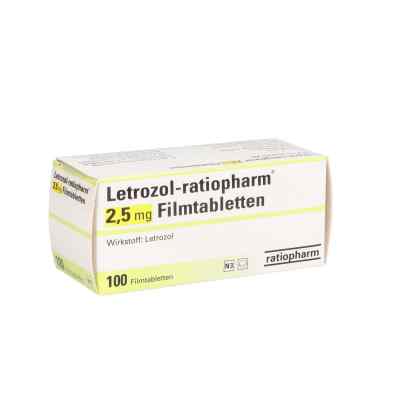 Letrozol-ratiopharm 2,5 mg Filmtabletten 100 stk von ratiopharm GmbH PZN 07747251