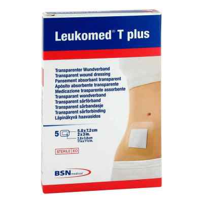Leukomed transparent plus sterile Pflaster7,2x5 cm