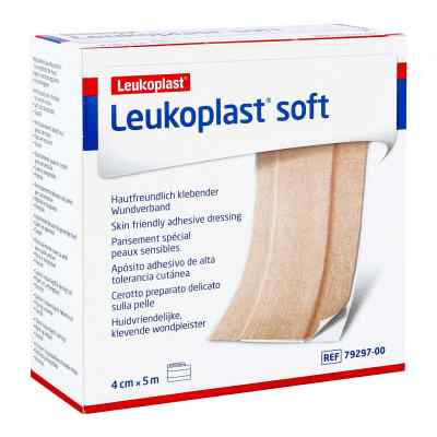Leukoplast Soft Pflaster 4 cmx5 m Rolle