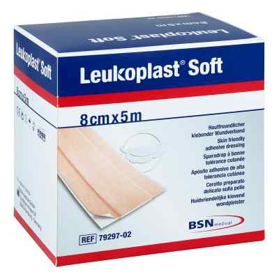 Leukoplast Soft Pflaster 8 cmx5 m Rolle