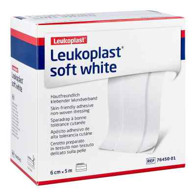 Leukoplast soft white Pflaster 6 cm x5 m Rolle