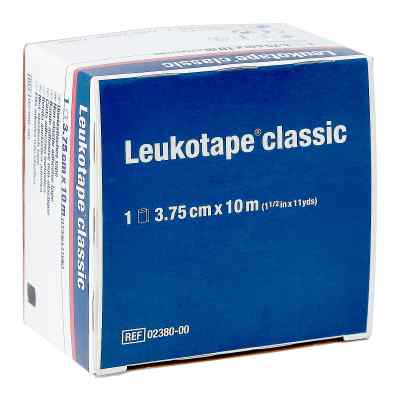 Leukotape Classic 3,75 cmx10 m schwarz 1 stk von BSN medical GmbH PZN 00885949