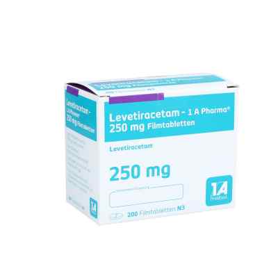 Levetiracetam-1A Pharma 250mg 200 stk von 1 A Pharma GmbH PZN 09123342