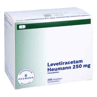 Levetiracetam Heumann 250 mg Filmtabletten 200 stk von HEUMANN PHARMA GmbH & Co. Generi PZN 16138545