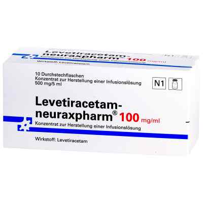 Levetiracetam-neuraxpharm 100 mg/ml Konz.h.inf.l. 10 stk von neuraxpharm Arzneimittel GmbH PZN 14349002