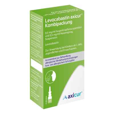 Levocabastin axicur Kombipackung 0,5 mg/ml 