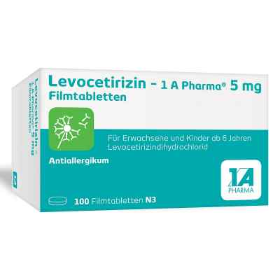 Levocetirizin - 1 A Pharma® 5 mg Filmtabletten