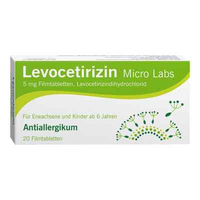 Levocetirizin Micro Labs 5 mg Filmtabletten 20 stk von Micro Labs GmbH PZN 16821006