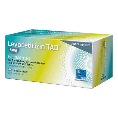 Levocetirizin TAD 5mg 100 stk von TAD Pharma GmbH PZN 09244910