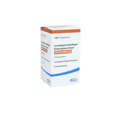 Levodopa/Carbidopa/Entacapone 200mg/50mg/200mg 100 stk von Orion Pharma GmbH Marketing PZN 10057283