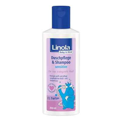Linola Baby & Kind Duschpflege & Shampoo Sensitive 200 ml von Dr. August Wolff GmbH & Co.KG Ar PZN 18828946