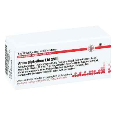 Lm Arum Triphyllum Xviii 5 g von DHU-Arzneimittel GmbH & Co. KG PZN 04501905