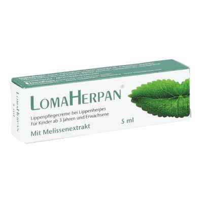 Lomaherpan Lippenpflegecreme mit Melissenextrakt 5 ml von INFECTOPHARM Arzn.u.Consilium Gm PZN 16738877