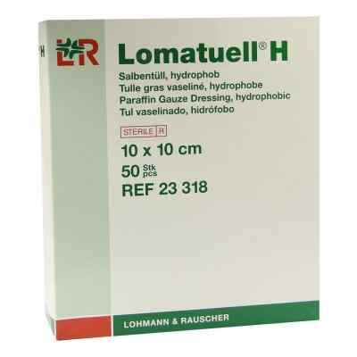 Lomatuell H Salbentüll 10x10 cm st.23318