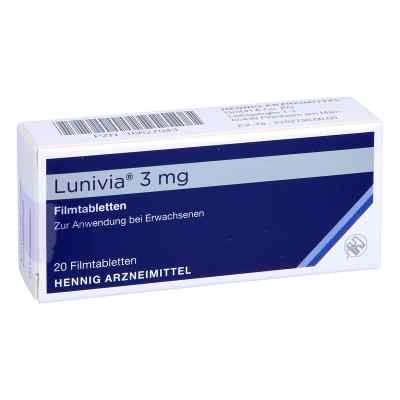 Lunivia 3mg Filmtabletten 20 stk von Hennig Arzneimittel GmbH & Co. K PZN 16627043