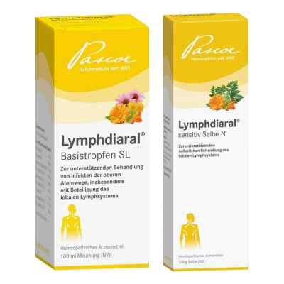 Lymphdiaral Sensitiv Salbe N + Basistropfen Sl