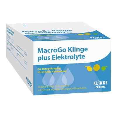 Macrogo Klinge plus Elektrolyte Plv.z.h.e.l.z.e. 50 stk von Klinge Pharma GmbH PZN 16382759