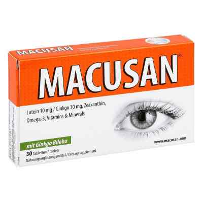 Macusan Tabletten 30 stk von AGEPHA Pharma s.r.o. PZN 06076978
