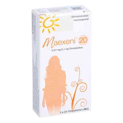 Maexeni 20 0,02mg/0,1mg 1X21 stk von HORMOSAN Pharma GmbH PZN 10638100