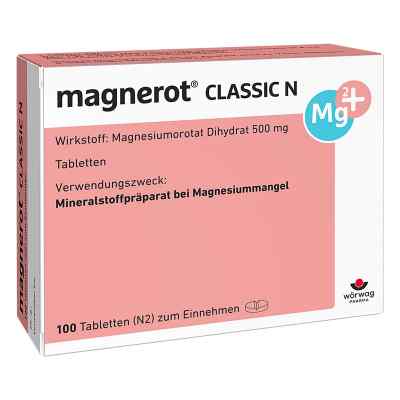 Magnerot Classic N Tabletten 100 stk von Wörwag Pharma GmbH & Co. KG PZN 00150774