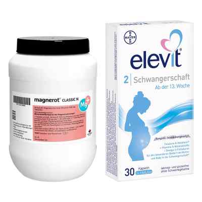Magnerot Classic N Tabletten + Elevit 2 Schwangerschaft Weichkap