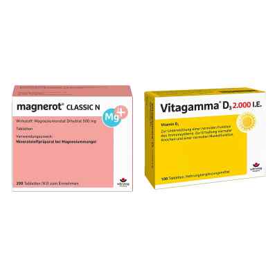 Magnerot Classic N + Vitagamma D3 2.000 I.e. Tabletten