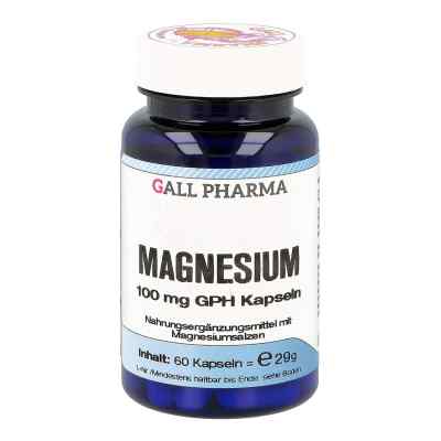 Magnesium 100 mg Kapseln 60 stk von GALL-PHARMA GmbH PZN 00117908