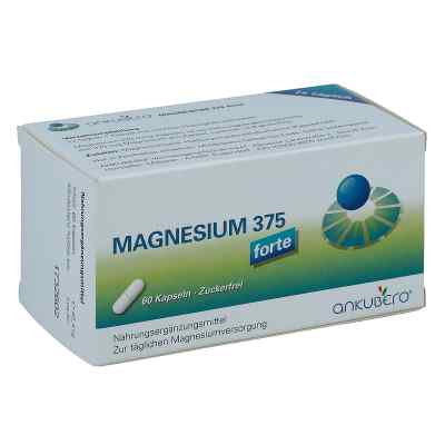 Magnesium 375 forte Kapseln 60 stk von ANKUBERO GmbH PZN 10057857