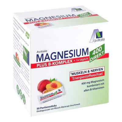 Magnesium 400+b-komplex Direkt Pfir.mar.gra.sticks