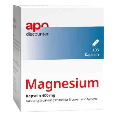 Magnesium Kapseln 400 Mg 105 stk von Apologistics GmbH PZN 18203117