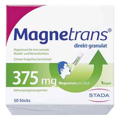 Magnesium Magnetrans direkt 375 mg Granulat 50 stk von NUTRILO GMBH PZN 07758295