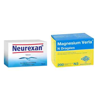 Magnesium Verla N Dragees + Neurexan Tabletten 200 + 100 stk von  PZN 08106621