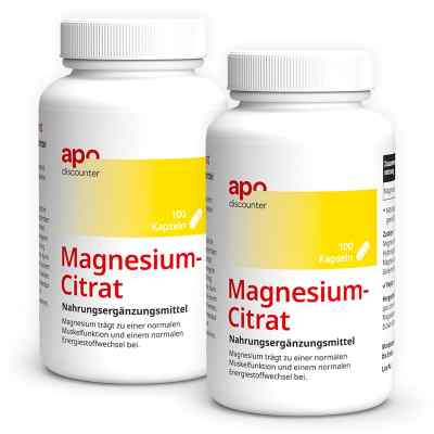 Magnesiumcitrat Kapseln von apodiscounter 