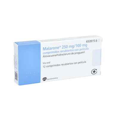 Malarone 250mg/100mg 12 stk von CC Pharma GmbH PZN 01647198