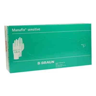 Manufix sensitive Unters.handschuhe pf gross 100 stk von B. Braun Melsungen AG PZN 03444542