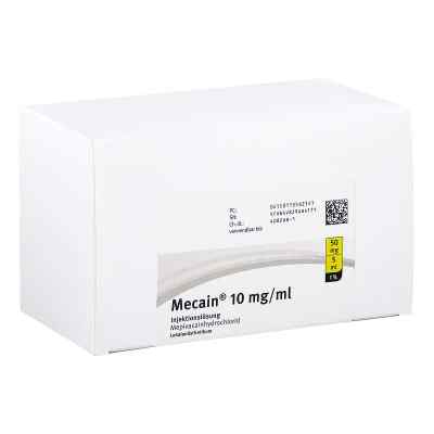 Mecain 1% 10 mg/ml iniecto l.50mg/5ml Glasampullen 50X5 ml