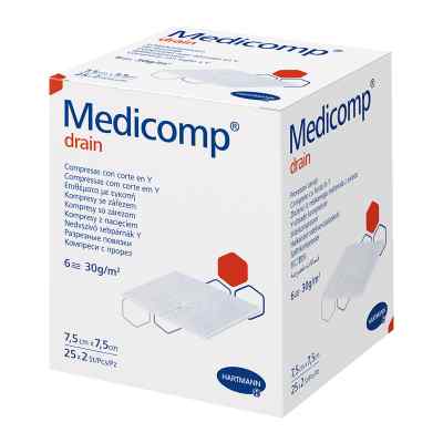 Medicomp Drain St 7.5x7.5 25X2 stk von PAUL HARTMANN AG PZN 16585497