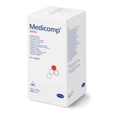 Medicomp Extra Kompressen 7,5x7,5 cm unsteril 100 stk von PAUL HARTMANN AG PZN 04783921