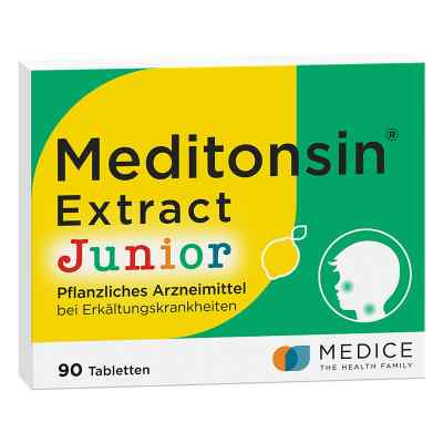 Meditonsin Extract Junior Pflanzliche Erkältungstabletten 90 stk von MEDICE Arzneimittel Pütter GmbH&Co.KG PZN 19846923