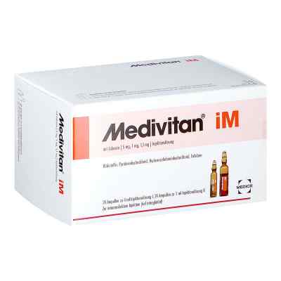 Medivitan iM mit Lidocain iniecto -lsg.i.amp.-paare 24 stk von MEDICE Arzneimittel Pütter GmbH& PZN 10192779