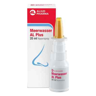 Meerwasser AL Plus Nasenspray zur Befeuchtung bei Schnupfen 20 ml von ALIUD Pharma GmbH PZN 17844771