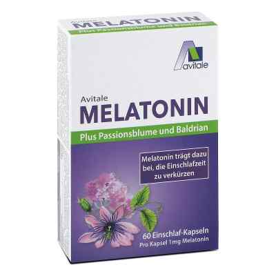 Melatonin+Passionsblume+Baldrian Kapseln