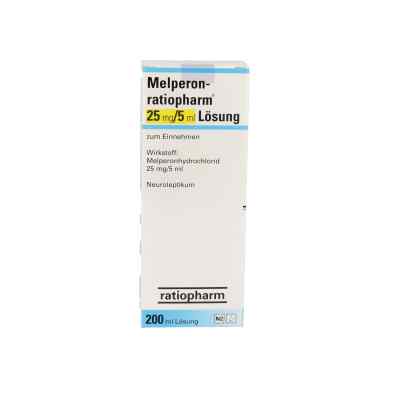Melperon-ratiopharm 25 mg/5 ml Lösung 200 ml von ratiopharm GmbH PZN 08916750
