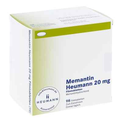Memantin Heumann 20 mg Filmtabletten 98 stk von HEUMANN PHARMA GmbH & Co. Generi PZN 09759175